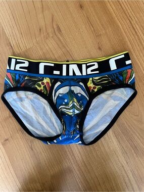 C-in2 Culture Club Men's Briefs - Blue/Yellow Graphic